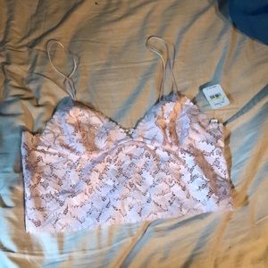 Free people lace bra NWT